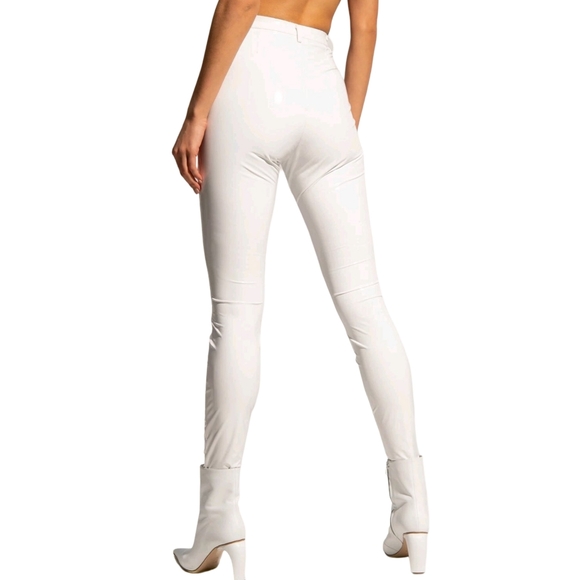 Adidas Originals x IVY PARK Beyoncé collaboration white latex pants NWT Small - Picture 5 of 16